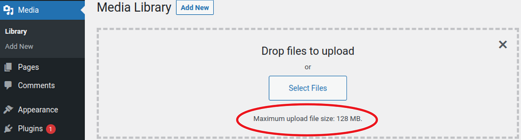 Updated maximum upload file size